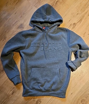 Kapuzenpullover Hoodie Lee Cooper Grau Größe S