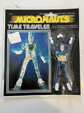 Micronauts Action Figure Mego Carded Blue Time Traveler MOC 1976