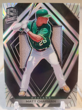 2020 Spectra MATT CHAPMAN Jumbo Jersey RELIC Card Game-Worn #86 Prizm GIANTS