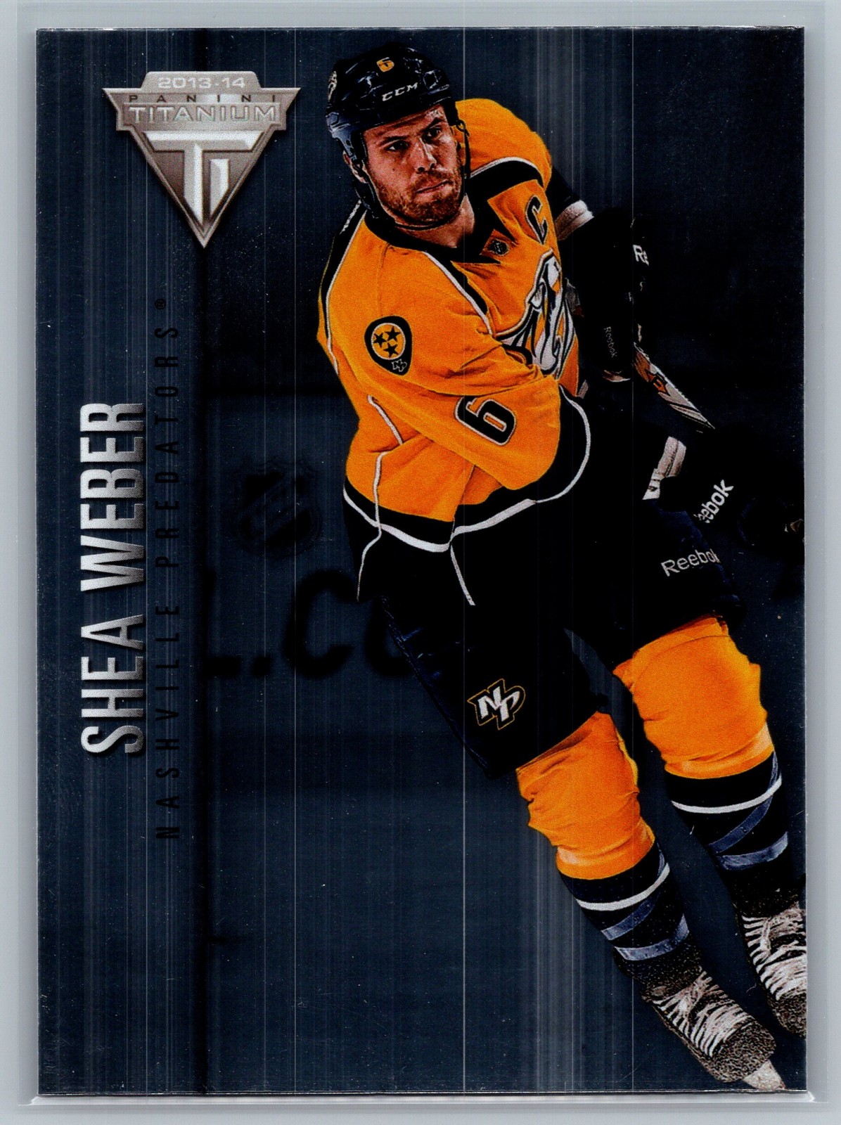 2013-14 Panini Titanium #90 Shea Weber Nashville Predators