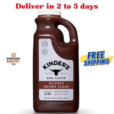 Kinder's Hickory Brown Sugar BBQ Sauce, 44 oz Squeeze Bottle