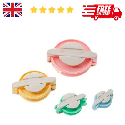 4 X Plastic Pom Pom Makers Set Pom-Pom Making Kit Multi Pack Make Pompoms