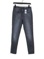 Next Women's Jeans UK 10 Grey Cotton with Elastane, Lyocell Modal, Other Skinny