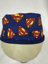 Men/Women Surgical Skull Scrub Chemo Hat/ Cap Lined Comics 100  Cotton