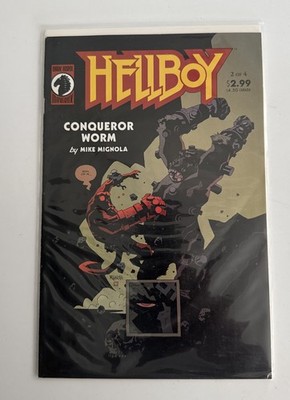 Hellboy Conqueror Worm #2 2001 Dark Horse Comics 8.0 Comic Book K75-134  