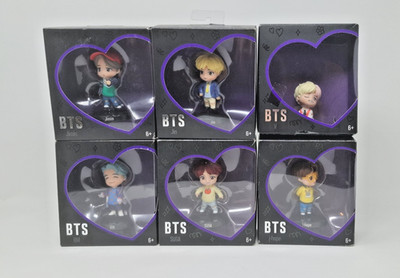 BTS Mattel Mini Vinyl Figuren Idol, V, RM, Jhope, Jin, Suga, Jimin