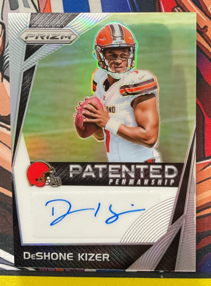 DeShone Kizer Panini Prizm Rookie Patch Autograph Prizm #DK Base