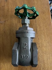 Webstone Brass Gate Valve 2” 150 WOG Green Handle 