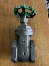Webstone Brass Gate Valve 2” 150 WOG Green Handle 