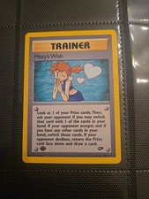 Pokemon TCG Misty's Wish 1st Edition Near Mint / Mint / Nm Gym Challenge 108/132 on eBay