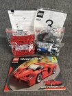 LEGO Racers 8652 Enzo Ferrari w/ Manual Sticker Sheet Incomplete Parts Lot