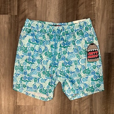 Party Sharks Melting Smiles Swim Trunks - Medium