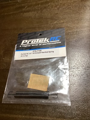 ProTek RC 3.5'' 1/8 Exhaust Manifold Spring (2) (Long) [PTK-7100]