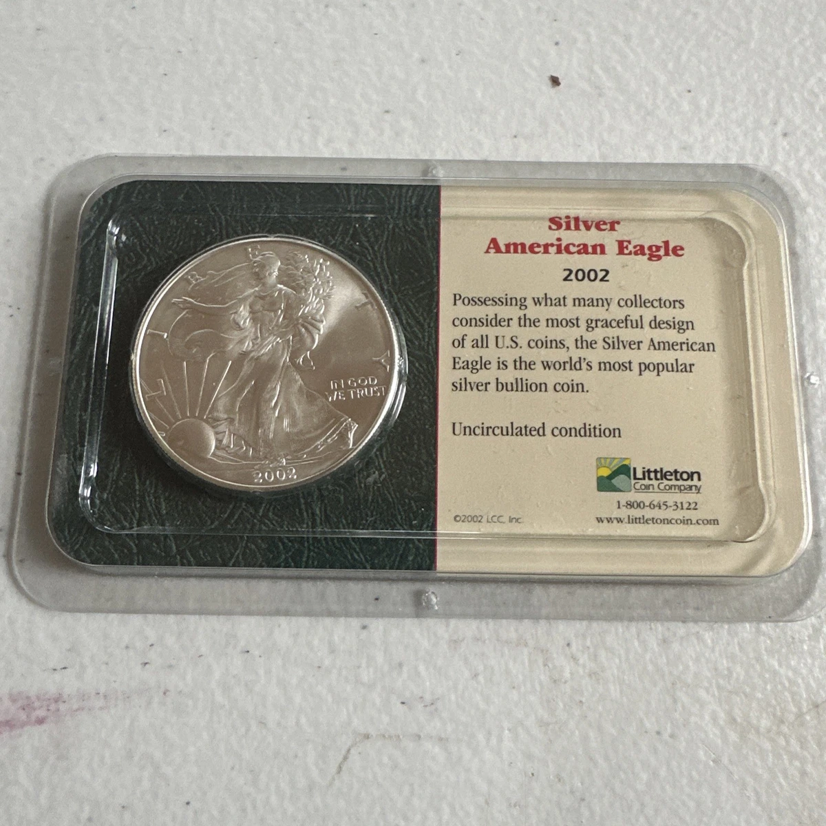 American Eagle Uncertified 2002 Silver Bullion Coins for sale | eBay
