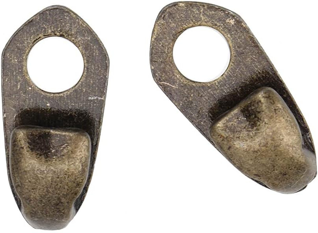 Boot Lace Hooks,20Set Alloy Boot Lace Hooks Lace Fittings with Rivets Shoes Repa