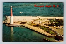 Barnegat Light NJ-New Jersey Lighthouse Long Beach Island Shore Vintage Postcard