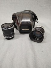 Minolta SRT102 35mm SLR Film Manual Camera with Rokkor-PF 55mm Lens Vintage V28