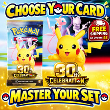 **CHOOSE YOUR CARD!** 30th CELEBRATION Pokemo...