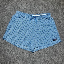 Patagonia Wave Pattern Board Shorts Swim Trunks Size Small 5" Inseam
