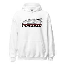 Premium Hoodie For Lamborghini Huracan Car Fans Christmas Gift