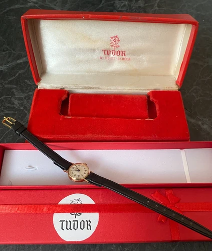 FAB VINTAGE 9CT GOLD LADIES ROLEX TUDOR 1965 CLEAN SERVICED SUPERB.