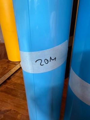 Schnäppchen Abschlussverkauf - Hellblau Matt HTV - 20m Rolle x 500mm breit
