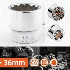 VIELZAHN STECKSCHLÜSSEL NUSS SW 36 mm 1/2 ZO...