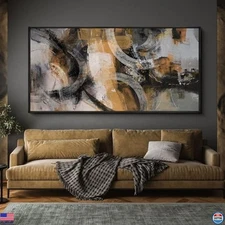 Modern Abstract Wall Art Canvas 20x40in for Living Room, Office, Bedroom