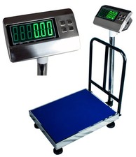 Lagerwaage Waage Paketwaage Digital Plattform Plattformwaage 200kg 45x60cm LED