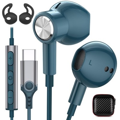 Wired Earbuds for Apple Headphones USB C for iPhone 17 Air 17e 16 Plus 16e 15...