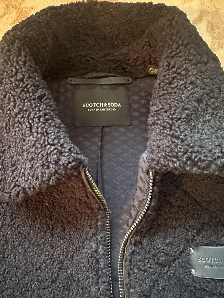 Scotch And Soda Men’s Teddy Jacket MEDIUM - Image 2 of 4