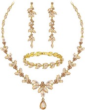 Wedding Jewelry Sets for Bride Bridesmaid Bridal Jewelry Set for Women Weddin...