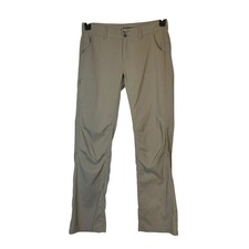 prAna HALLE Straight Leg Nylon Convertible Leg Hiking Camping Pants Sz 8