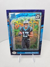 2024 Donruss Optic -Rated Rookie Xavier Legette #299 Purple Scope Prizm Panthers
