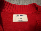 Girls/Teen Old Navy Red Cardigan with white heart Valentines XL 14-16 — photo 2