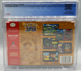 Pokemon Puzzle League Nintendo 64 N64 Sealed New CGC 9.4 A+ Graded