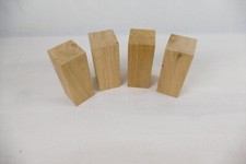 4x Möbelfuß Tischbein Holz Eiche  80x80x200mm Tischbein, Kantholz