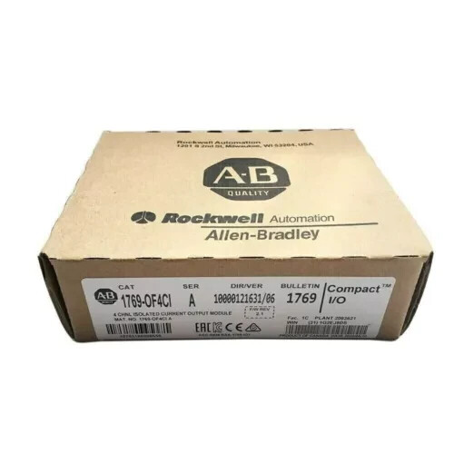New Sealed AB 1769-OF4CI / A CompactLogix 4 Pt A/O Current Module
