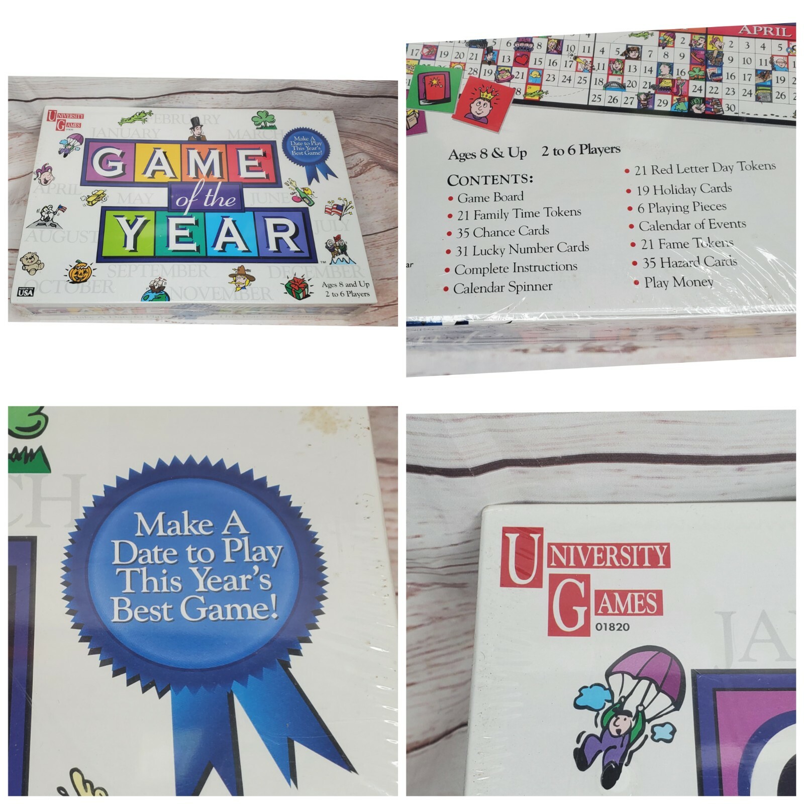 University Games 1997 Game of the Year Fun Family Board Game - NEW/ SEALED  - | eBay