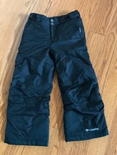 Columbia Unisex Bugaboo OutGown Black Omni-Heat Snow Ski Pants Size XS(6/6x) EUC