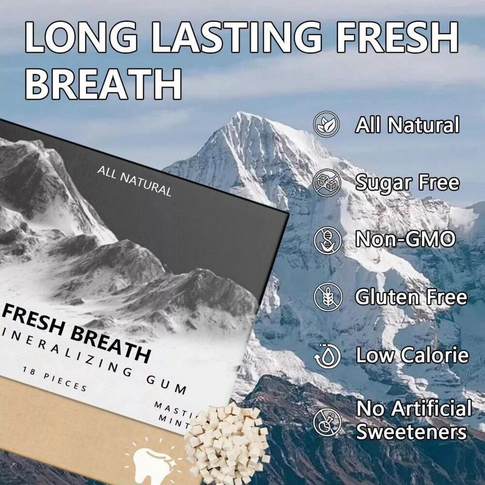 Larineco Remineralizing Gum Larineco Remineralizing Gum Chewing Gum Organic - image 2 of 4