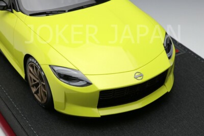 Make Up IDEA 1/18 Nissan Fairlady Z PROTOTYPE 2020 Yellow IM056