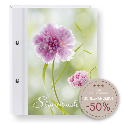 Stammbücher Ausverkauf -50% Stammbuch der Familie Floro  A5 A4 Hochzeit Blume