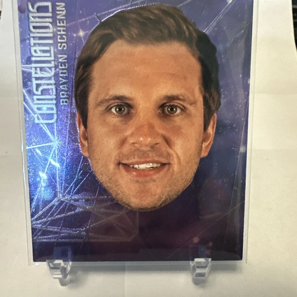 2023-24 SkyBox Metal Universe Constellations Brayden Schenn #CN-26 St. Louis - Image 2 of 4