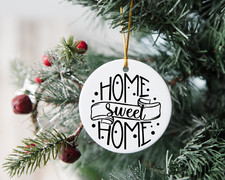 Farmhouse Christmas Ornament Tree Decor Handmade Ornament Holiday Decor Gift