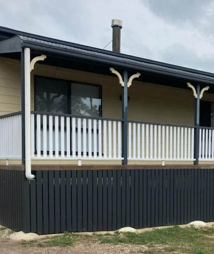 Balcony Deck Fences Balustrade - DIY Kits SQM Guide White Heavy Duty Handrails - Picture 2 of 15