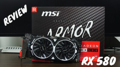 USED MSI Radeon RX 580 8GB GDDR5 Graphics Card (RX580ARMOR8GOC)
