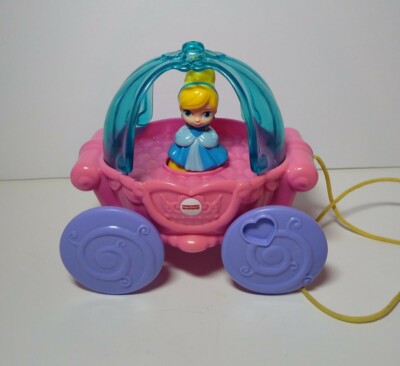 Fisher Price Disney Baby Princess Cinderella Musical Carriage Pull