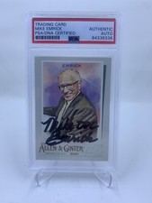 Mike Emrick “Doc” Signed 2020 Topps Allen & Ginter IP Auto PSA/DNA