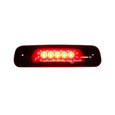 LED Third Brake Light For 1997-2001 Jeep Cherokee XJ - Red Lens, Chrome Housing